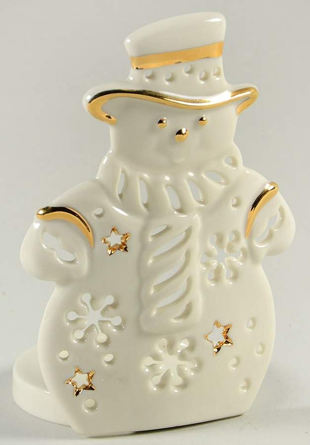 Bright Christmas Votives Snowman Votive - Boxed by Lenox-1