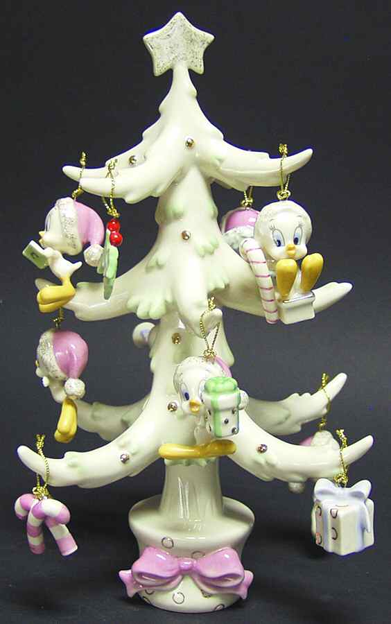 Tweety Christmas Tree Tweety Christmas Tree W/ 10 Ornaments - With Box by Lenox-1