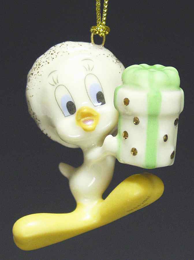 Tweety Christmas Tree Tweety With Gift - No Box by Lenox-1