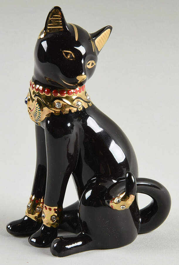 Classic Cat Collection Jewels Of Egypt -Cat Sitting - No Box by Lenox-1