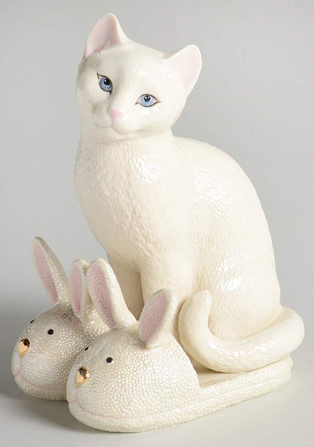 Classic Cat Collection Kitty Slippers - Boxed by Lenox-1