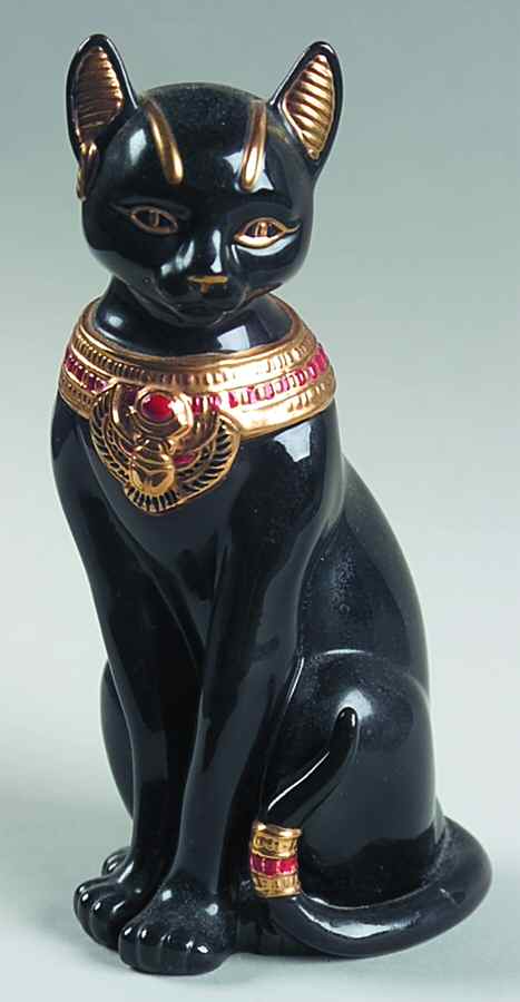 Classic Cat Collection Bastet-The Egyptian Cat-Black Cat - Boxed by Lenox-1