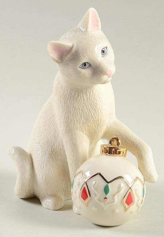 Classic Cat Collection Kitty's Holiday Ornament - No Box by Lenox-1