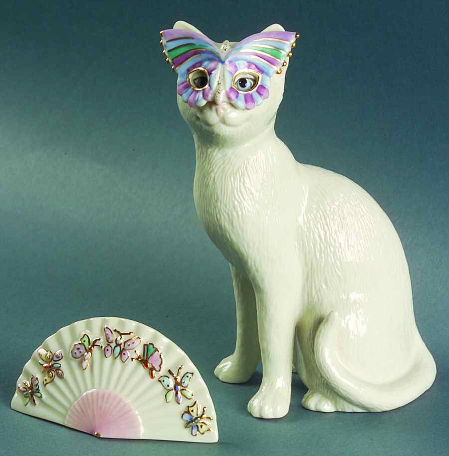 Classic Cat Collection Masquerade-2 Pc Set - Boxed by Lenox-1