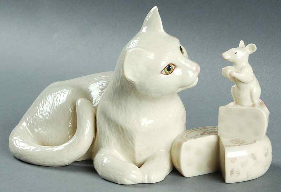 Classic Cat Collection Making Friends - No Box by Lenox-1