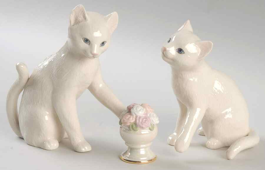 Classic Cat Collection Flowers For My Sweetheart-3pc - Boxed by Lenox-1