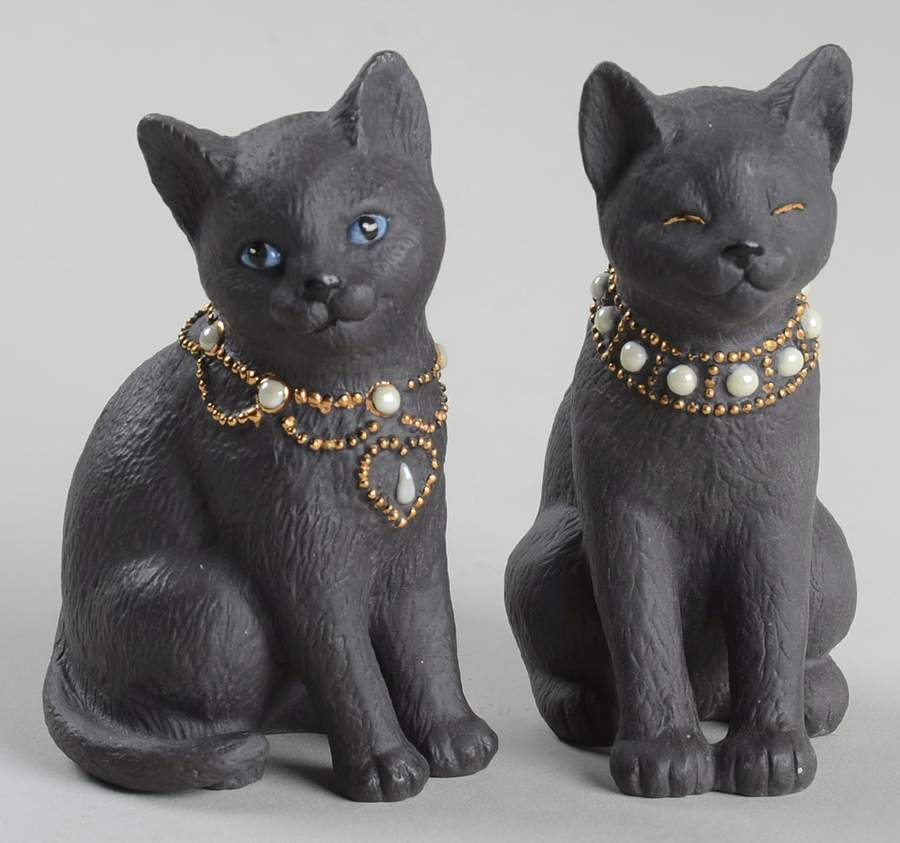 Classic Cat Collection Ebony Elegance-2pc Set - No Box by Lenox-1