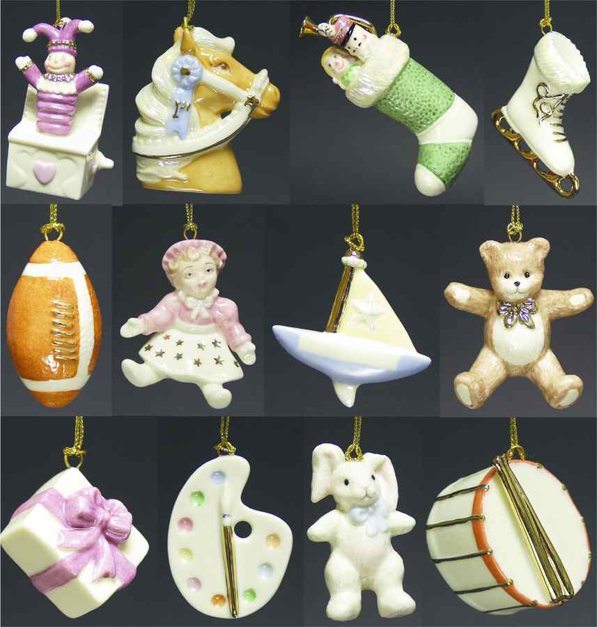 Toyland Ornaments 12 Piece Boxed Set - With Box by Lenox-1