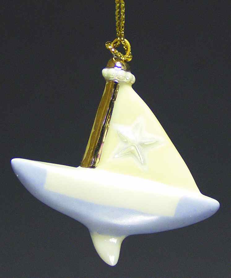 Toyland Ornaments Sailboat - No Box by Lenox-1