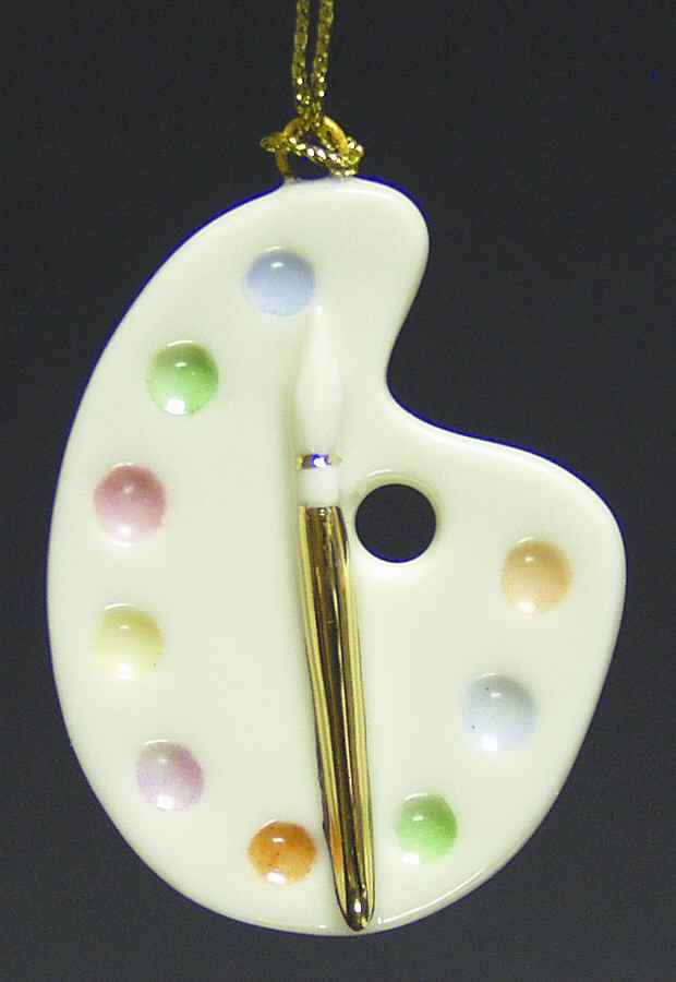 Toyland Ornaments Artist's Palette - No Box by Lenox-1