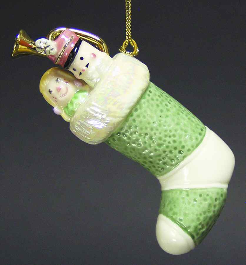 Toyland Ornaments Stocking - No Box by Lenox-1