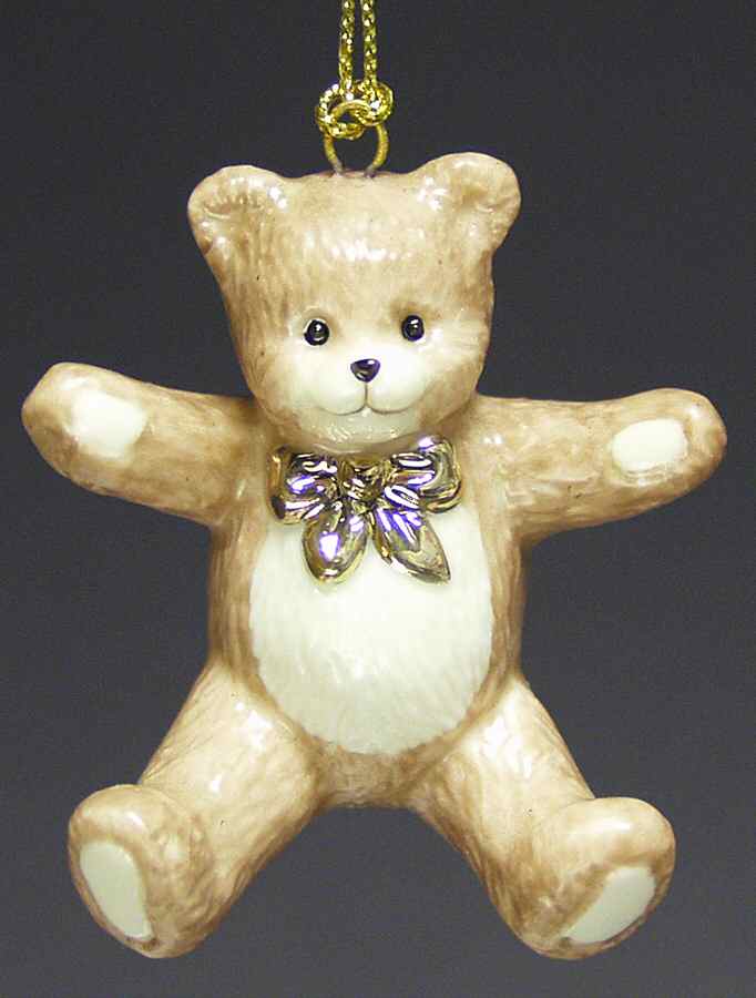 Toyland Ornaments Teddy Bear - No Box by Lenox-1