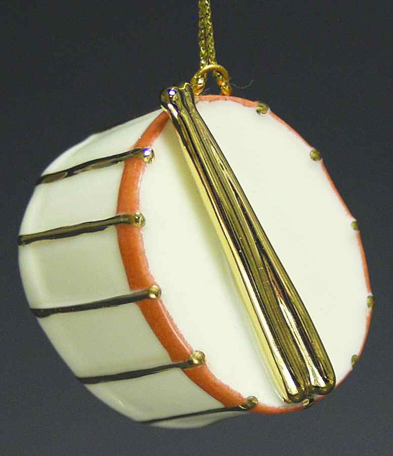 Toyland Ornaments Drum - No Box by Lenox-1