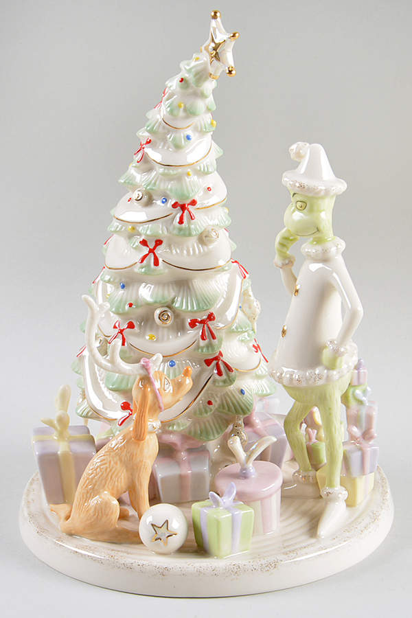 Dr Seuss Figurines A Grinchy Christmas Eve - Boxed by Lenox-1