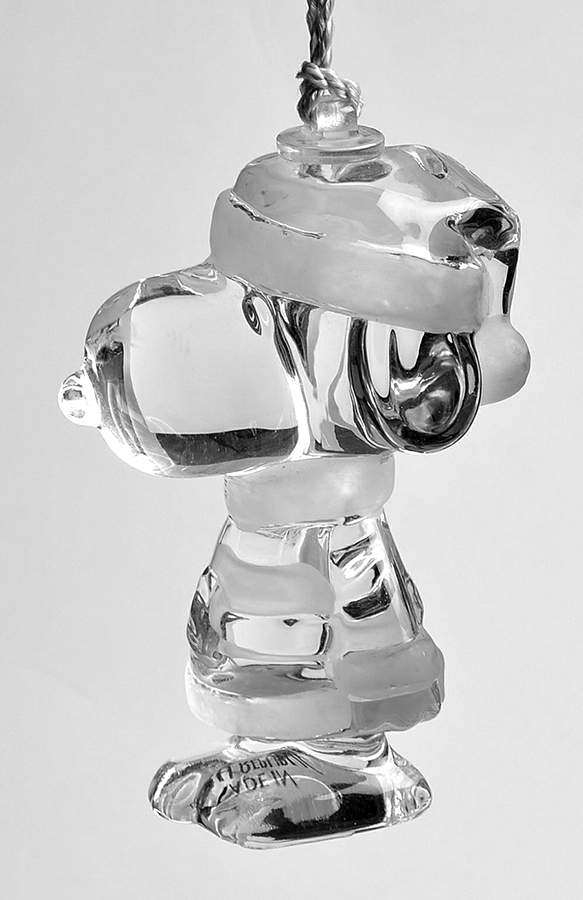Crystal Snoopy Ornaments Snoopy - With Box by Lenox-1