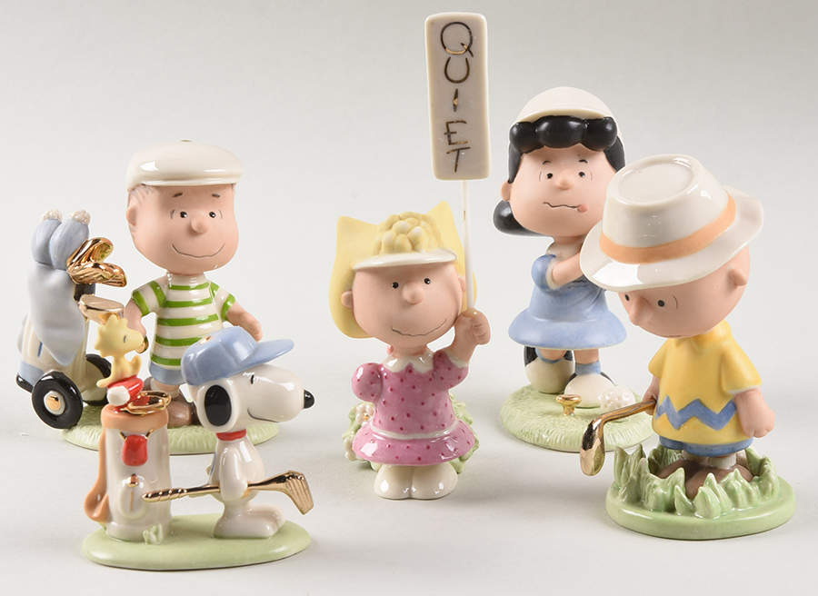 Peanuts Figurines Golf Team-Set Of 5 - Boxed by Lenox-1