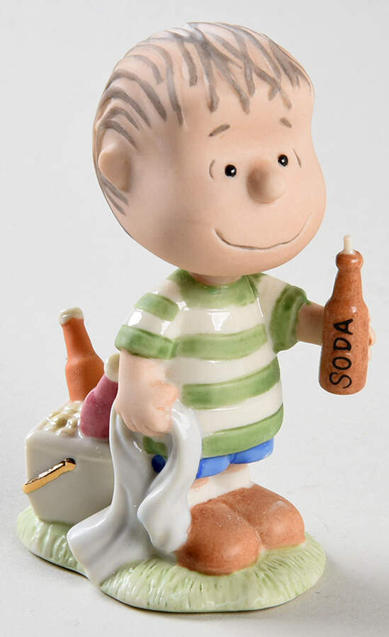 Peanuts Figurines Barbecue - Linus - No Box 66e by Lenox-1