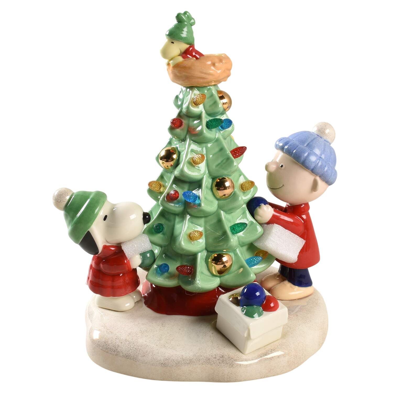 Peanuts Figurines Peanuts Christmas Lit  - Boxed by Lenox-1