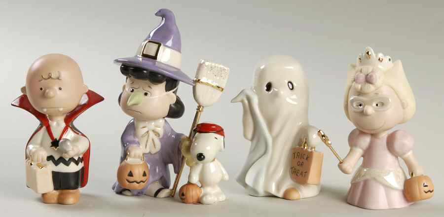 Peanuts Figurines Tricks & Treats-5 Pc Set - No Box by Lenox-1