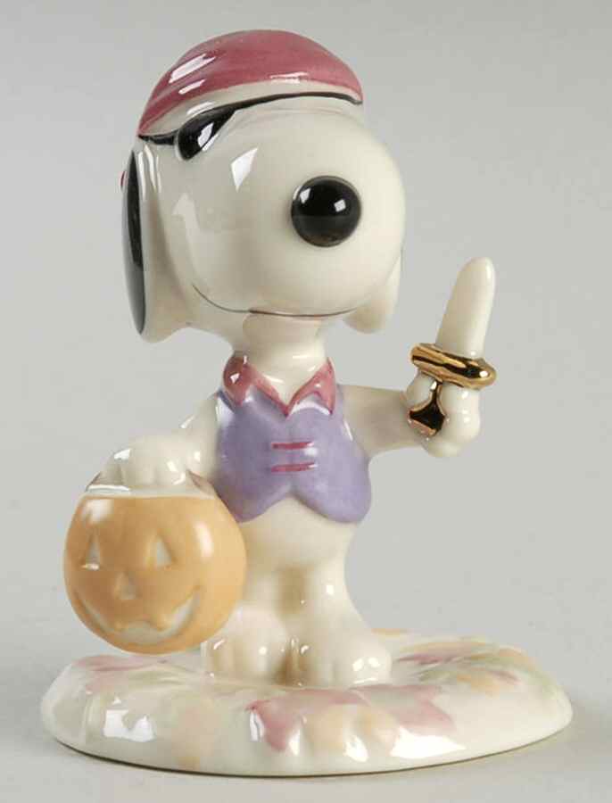 Peanuts Figurines Snoopy's Trick Or Treat - Boxed by Lenox-1