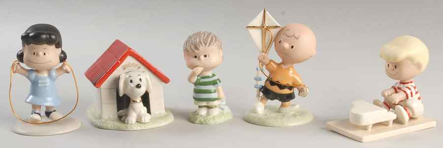 Peanuts Figurines Celebrate Peanuts -60th Anniversary 5pc - Boxed by Lenox-1