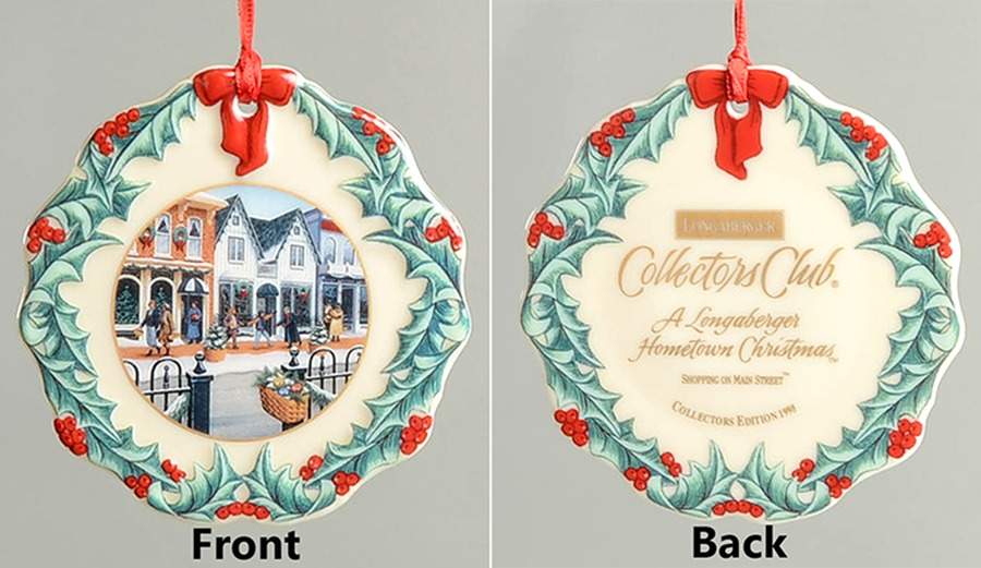 Longaberger Collector Club Ornament Shopping On Main Street - Boxed by Longaberger-1