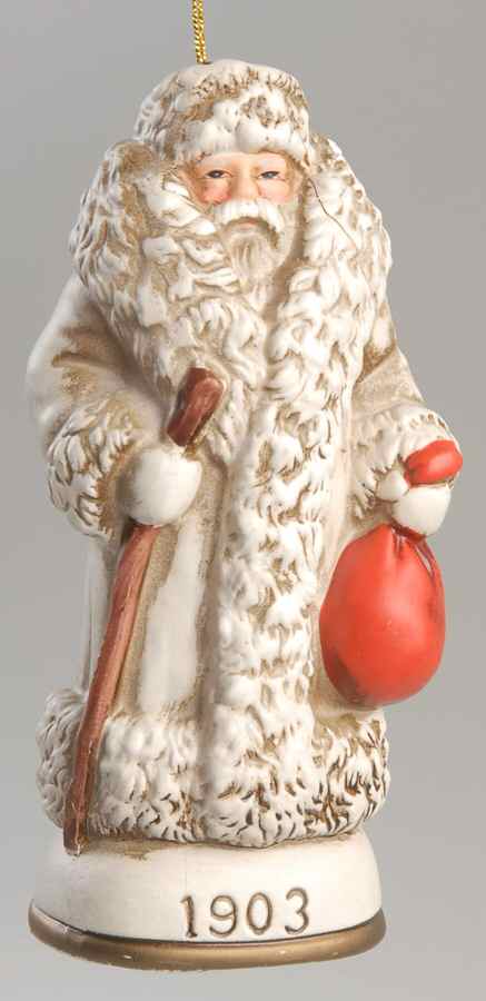 Memories of Santa Santa In White Coat - Boxed by Lenox-1