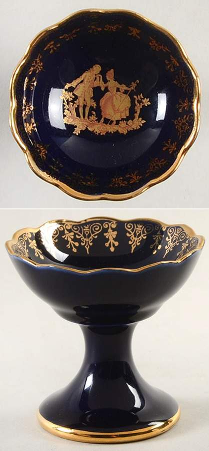 Limoges Miniature Figurines & Giftware Compote-Courtship - No Box by Limoges-French-1