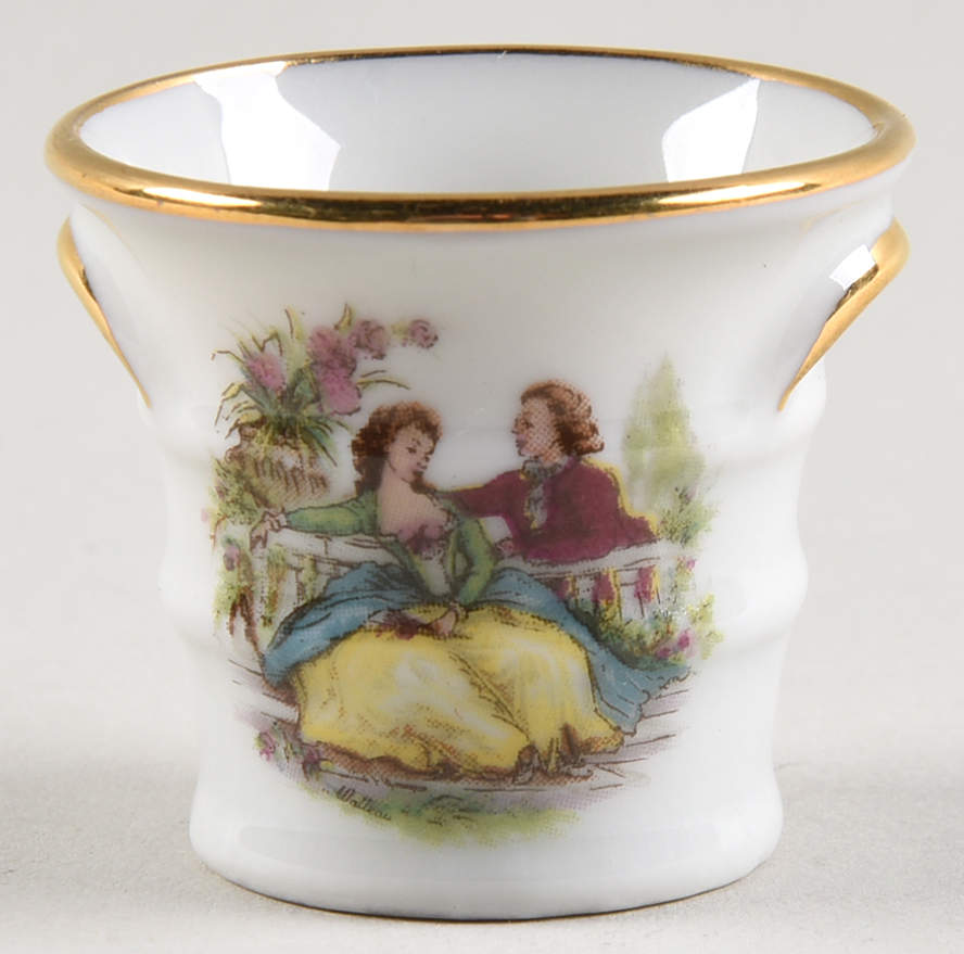 Limoges Miniature Figurines & Giftware Ice Bucket - White - No Box by Limoges-French-1