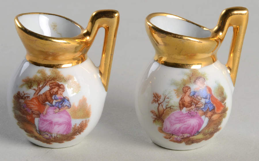 Limoges Miniature Figurines & Giftware Pitcher-Pair - No Box by Limoges-French-1