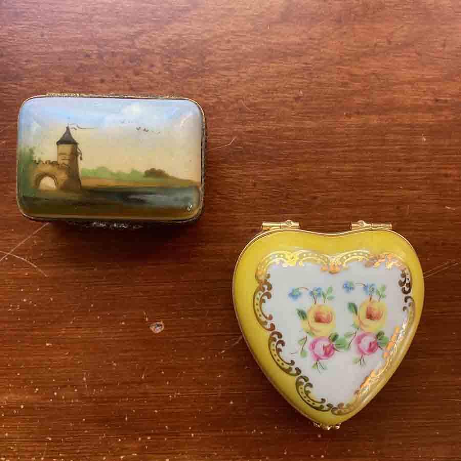 Limoges Miniature Figurines & Giftware Yellow Heart Shape - No Box by Limoges-French-1