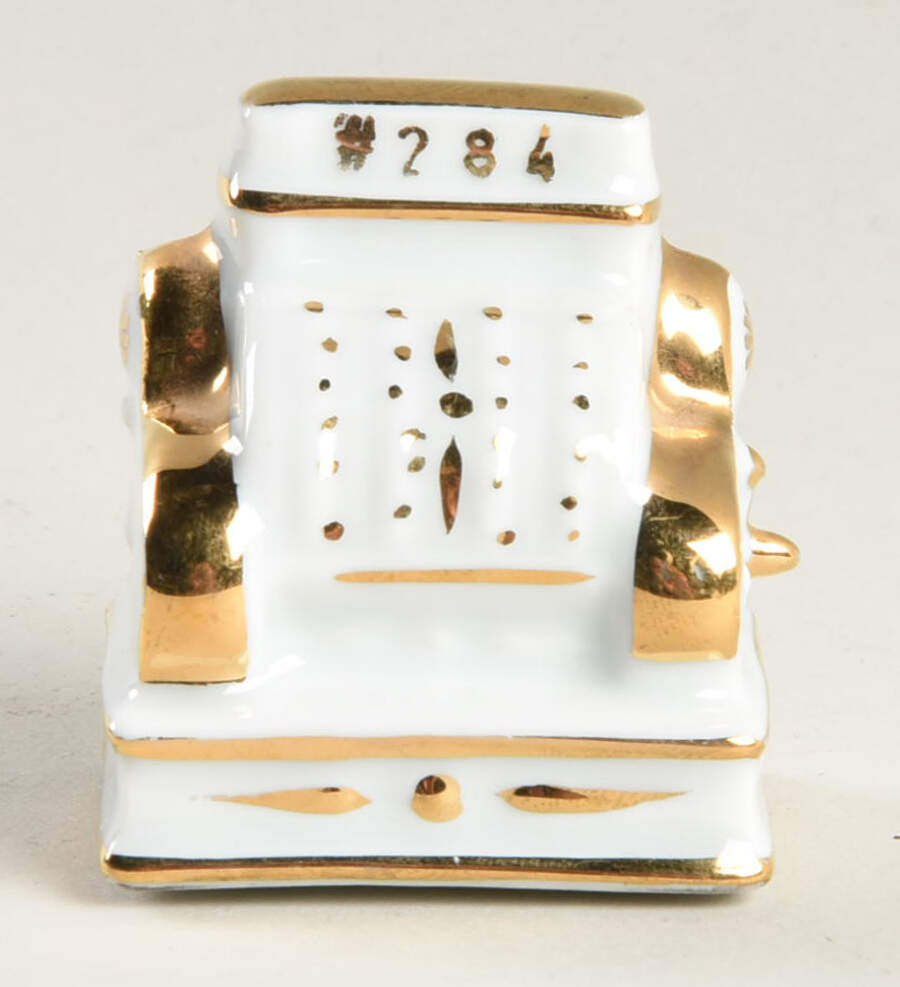 Limoges Miniature Figurines & Giftware Mini Cash Register - No Box by Limoges-French-1