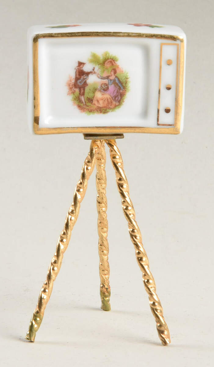 Limoges Miniature Figurines & Giftware Mini Tv-Serenade - No Box by Limoges-French-1