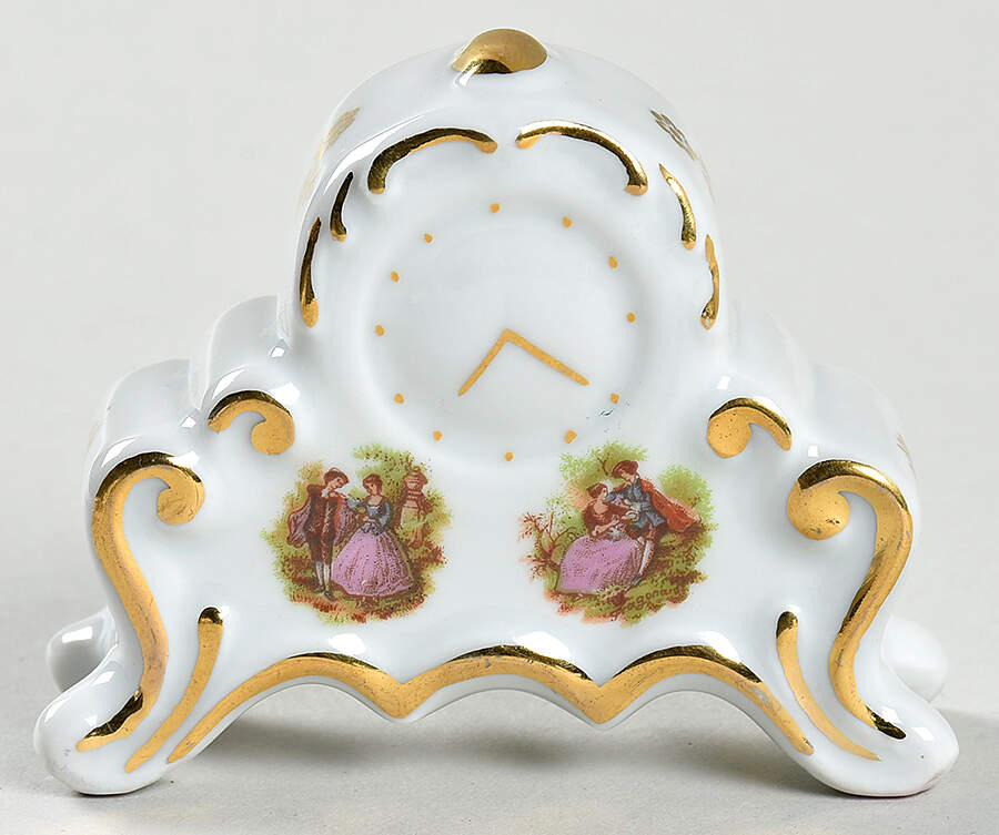Limoges Miniature Figurines & Giftware Clock - 7:20  - No Box by Limoges-French-1
