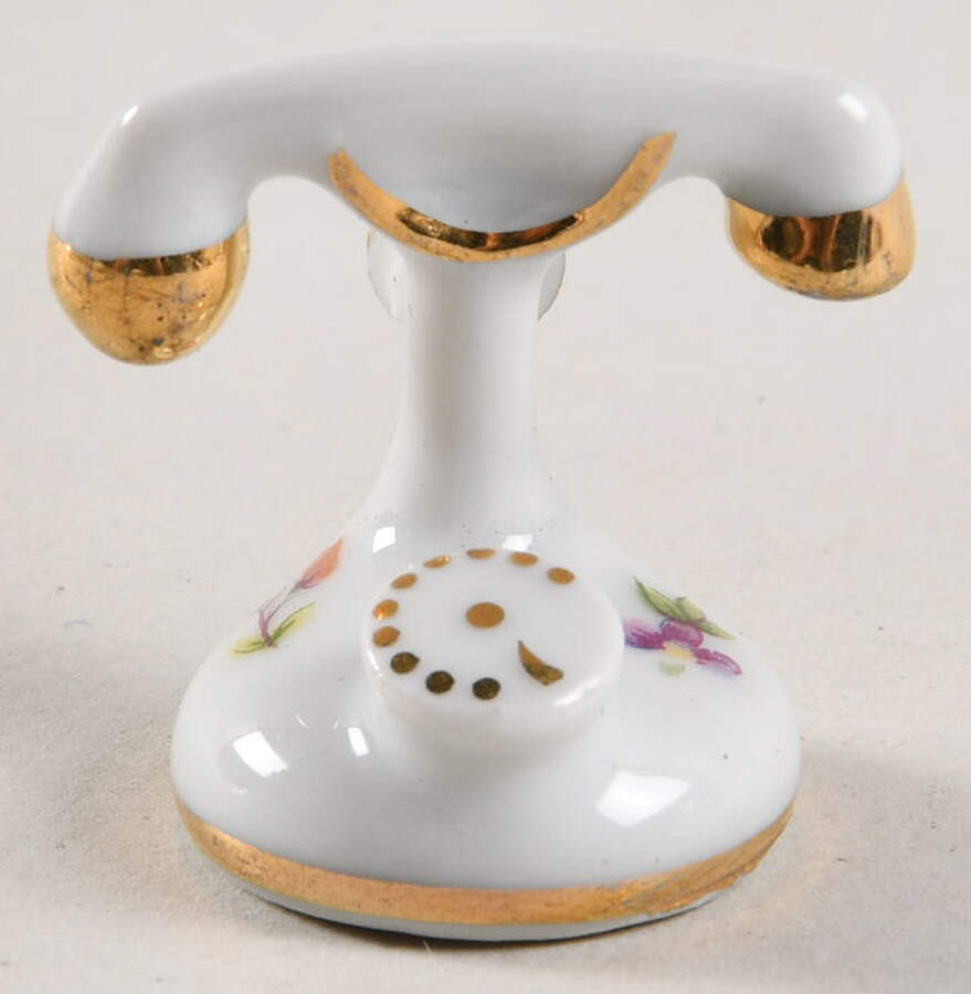 Limoges Miniature Figurines & Giftware Telephone - No Box by Limoges-French-1