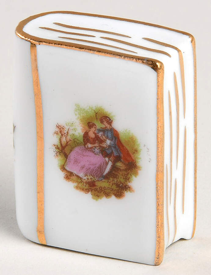 Limoges Miniature Figurines & Giftware Book-Dresser - No Box by Limoges-French-1