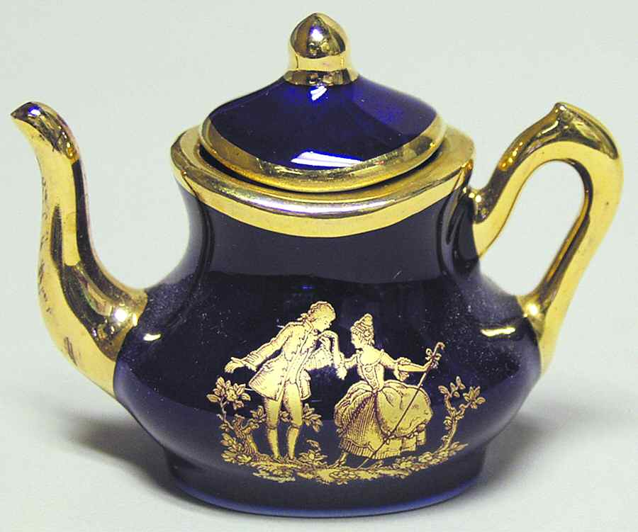 Limoges Miniature Figurines & Giftware Mini Tea Pot - No Box by Limoges-French-1