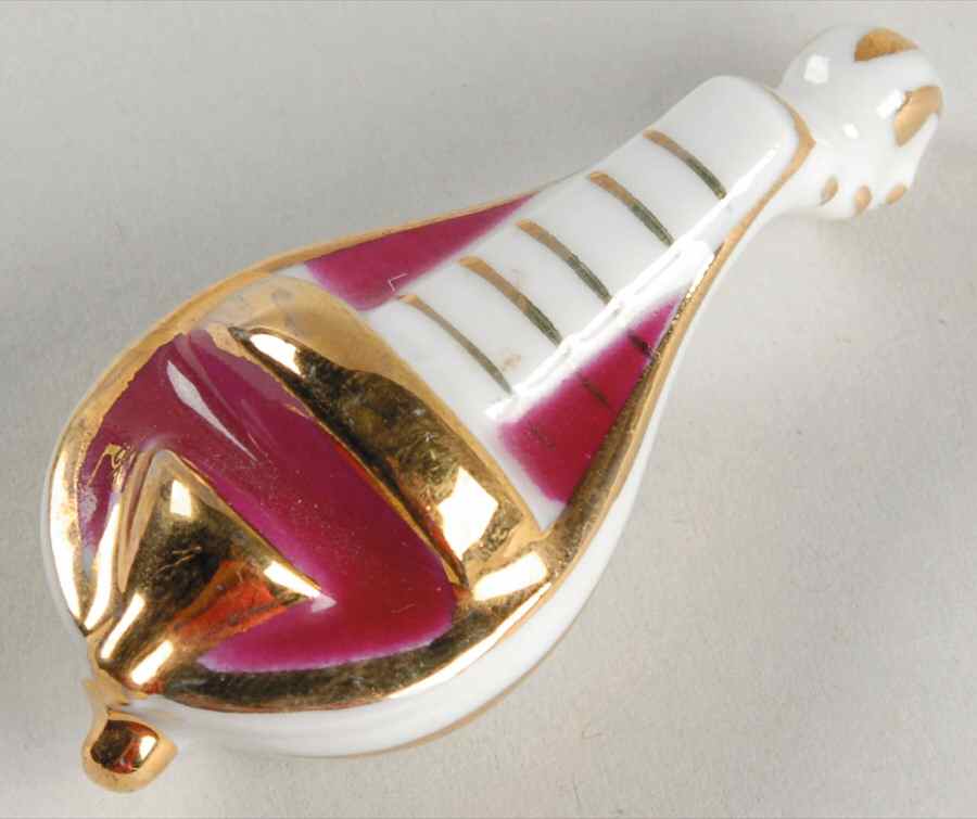 Limoges Miniature Figurines & Giftware Mandolin--Red - No Box by Limoges-French-1