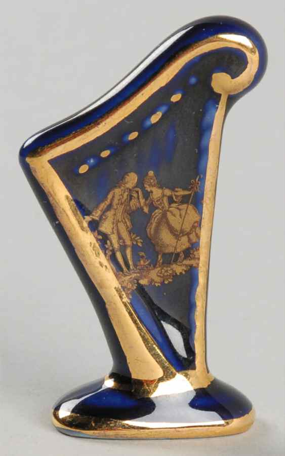 Limoges Miniature Figurines & Giftware Harp - No Box by Limoges-French-1