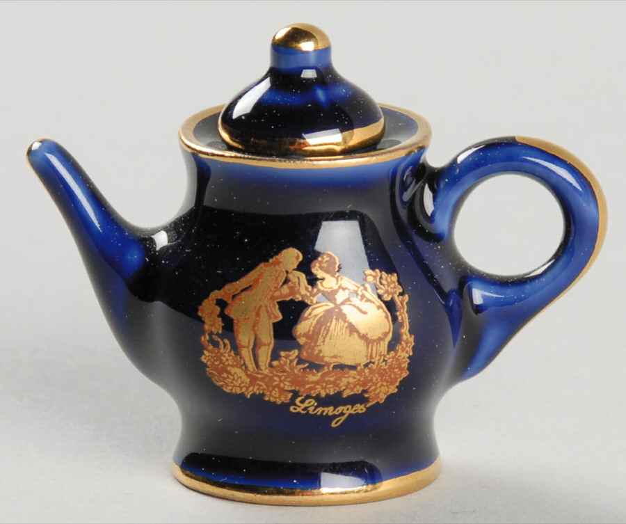 Limoges Miniature Figurines & Giftware Teapot - No Box by Limoges-French-1