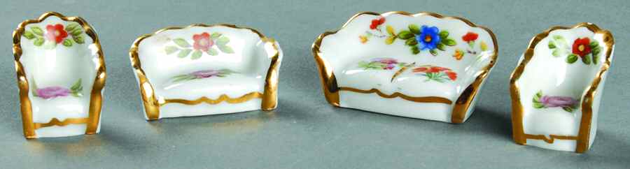 Limoges Miniature Figurines & Giftware Living Room Set - No Box by Limoges-French-1