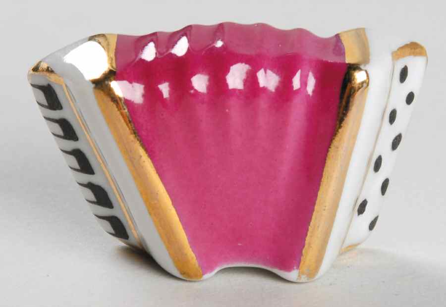 Limoges Miniature Figurines & Giftware Accordian--Red - No Box by Limoges-French-1