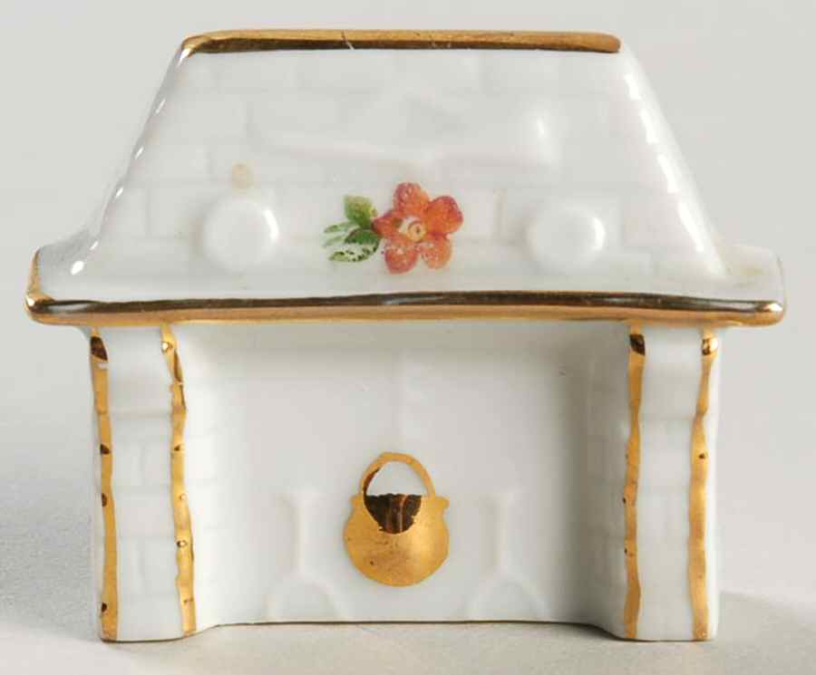 Limoges Miniature Figurines & Giftware Fireplace-White - No Box 60 by Limoges-French-1
