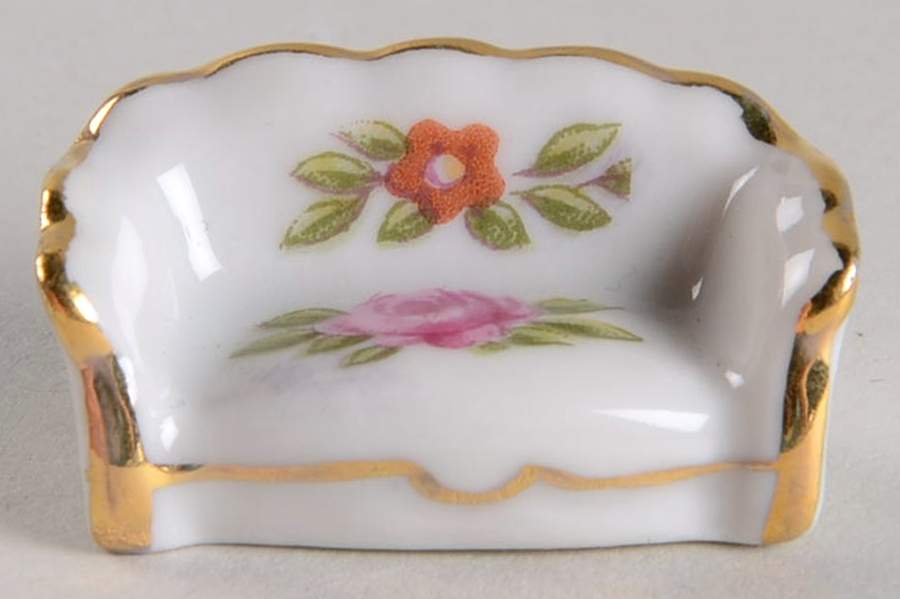 Limoges Miniature Figurines & Giftware Love Seat - No Box by Limoges-French-1