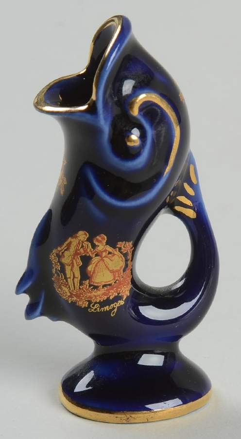 Limoges Miniature Figurines & Giftware Fish Pitcher - No Box by Limoges-French-1