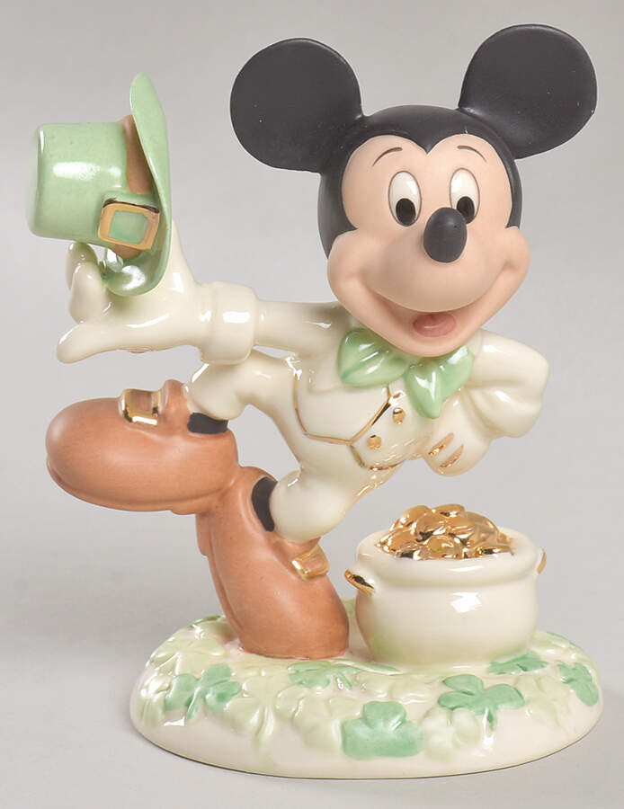 Mickey for All Seasons Top O' The Mornin' Mickey - Boxed by Lenox-1