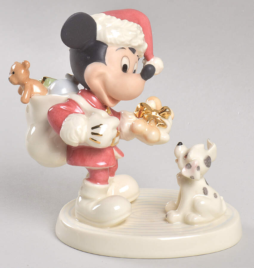Mickey for All Seasons Mickey's Christmas Gift - Boxed by Lenox-1