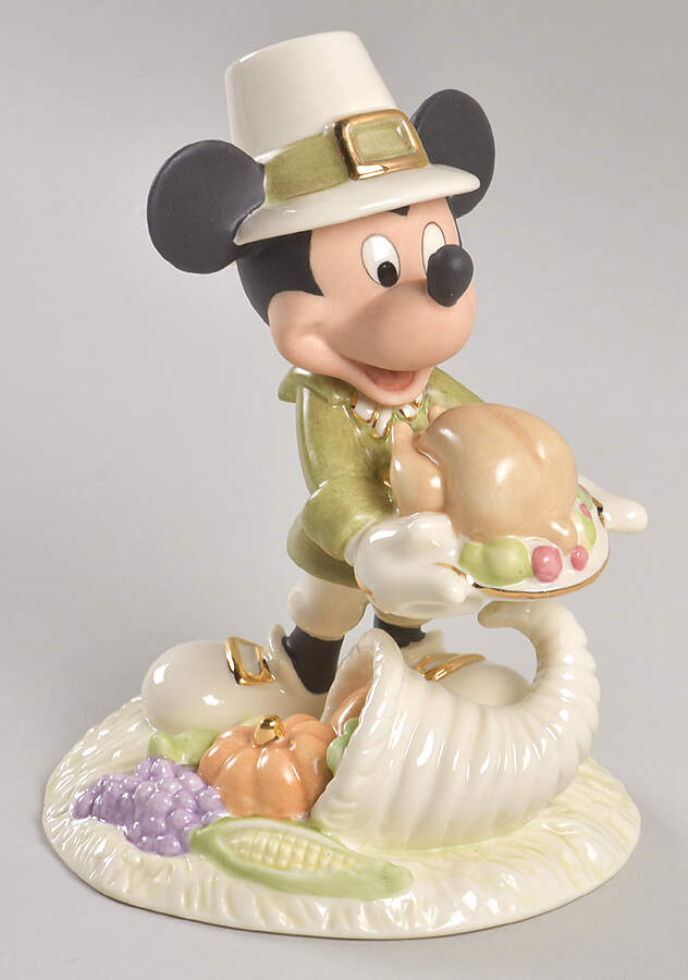 Mickey for All Seasons Mickey's Thanksgiving Feast - Boxed by Lenox-1