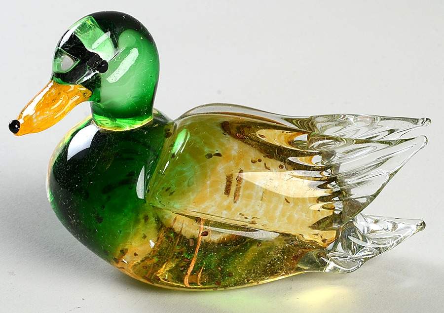 Lenox Art Glass Figurines Mighty Mallard - Boxed by Lenox-1