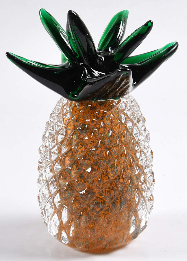 Lenox Art Glass Figurines Tropical Delight-Pineapple - Boxed by Lenox-1